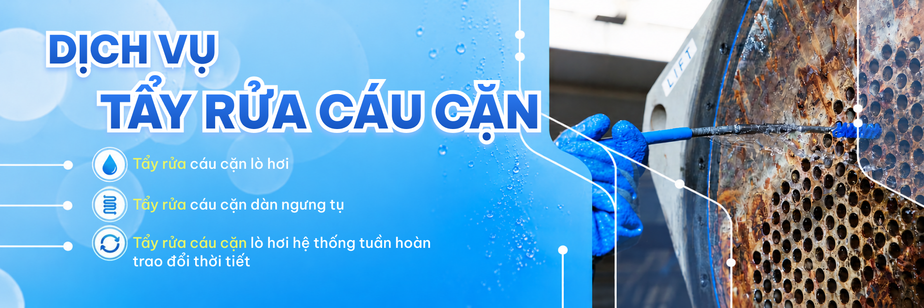 Dịch vụ tẩy rửa cáu cặn